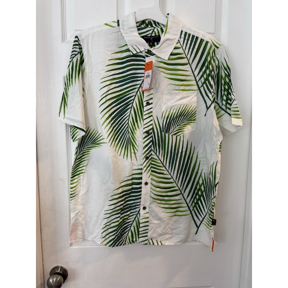 New men's Margaritaville‎ dress shirt button up tropical size medium